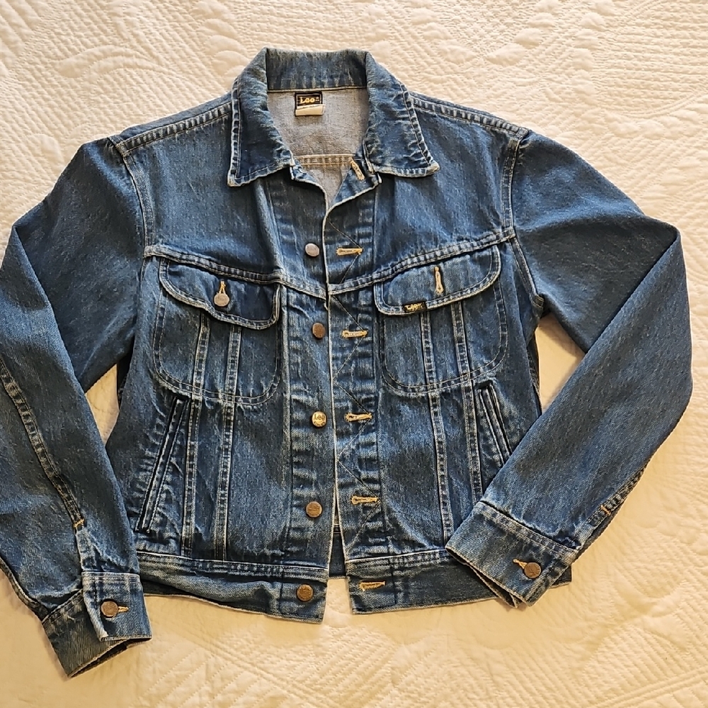 Lee Classic Blue Denim Jacket Vintage 1990s